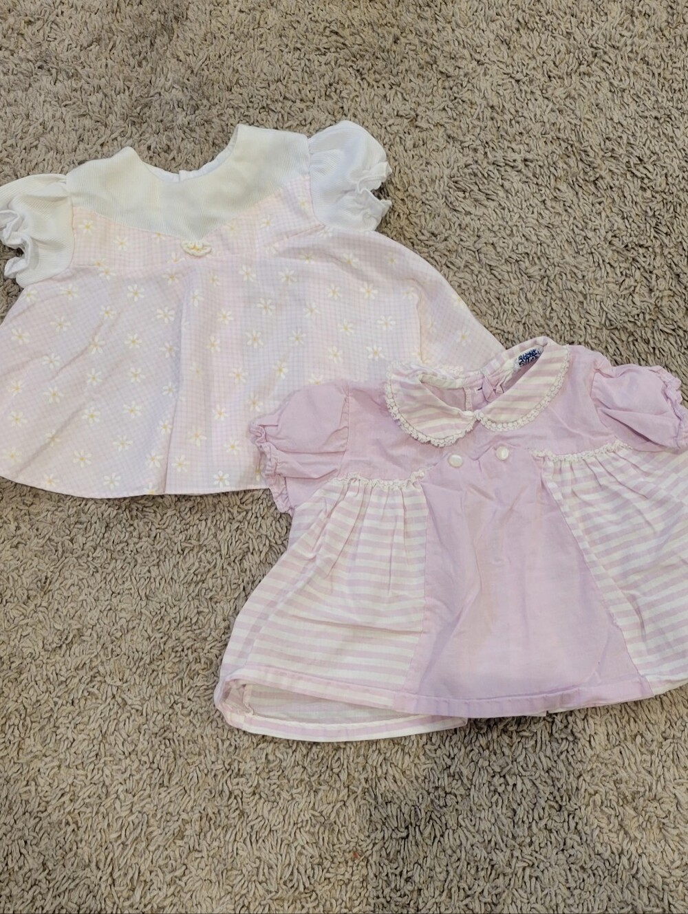 Set of 2 Baby Dresses in Light Pink